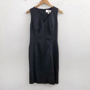 BOSS By Hugo Boss Sleeveless V-Neck Wool Blend Dress Size 4